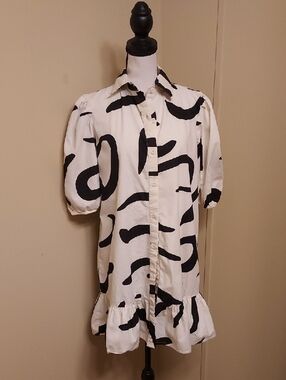 Sincerely Jules Mini Dress With Abstract Print